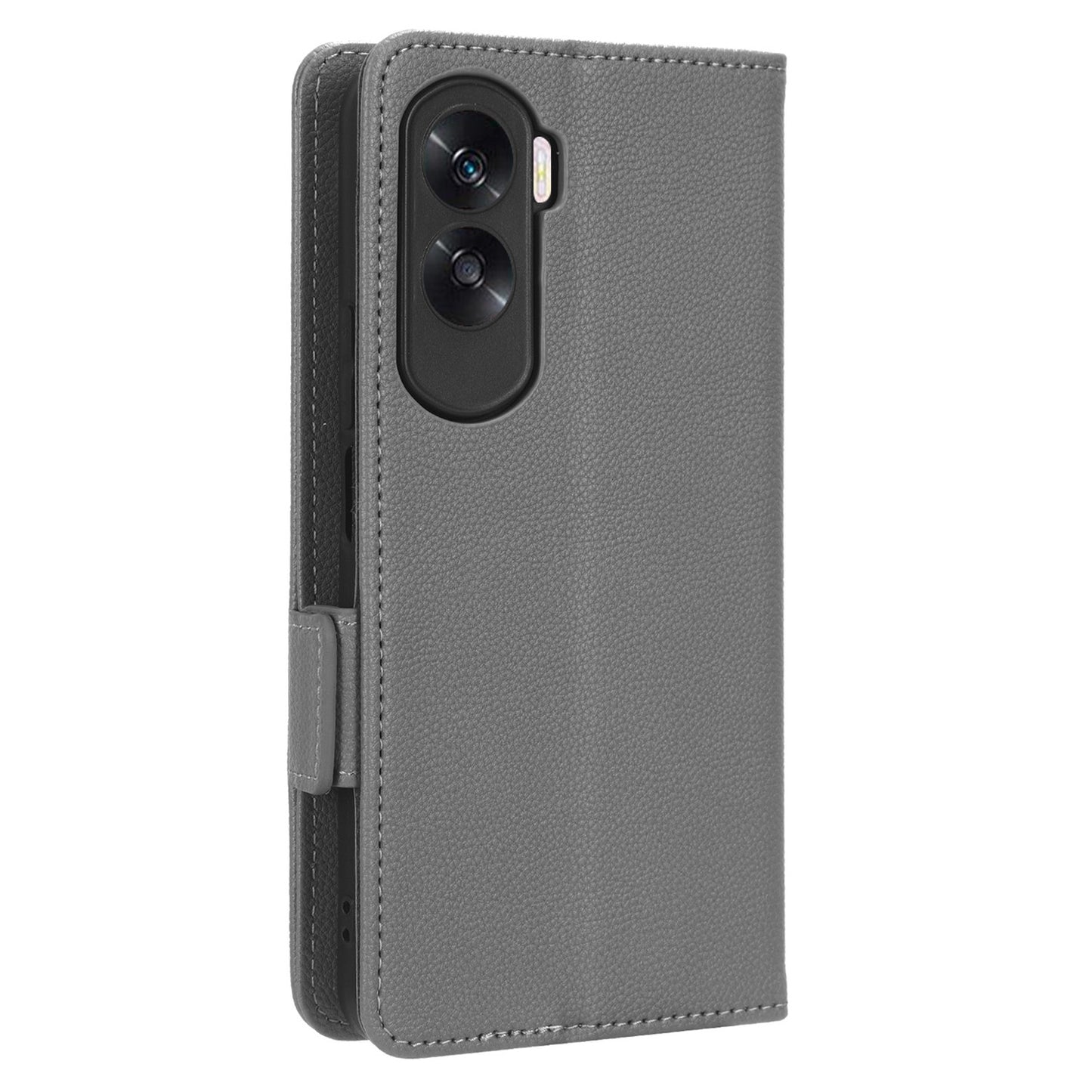 For Honor 90 Lite 5G / X50i 5G Anti-Scratch PU Leather Wallet Phone Case Litchi Texture Flip Stand Phone Cover