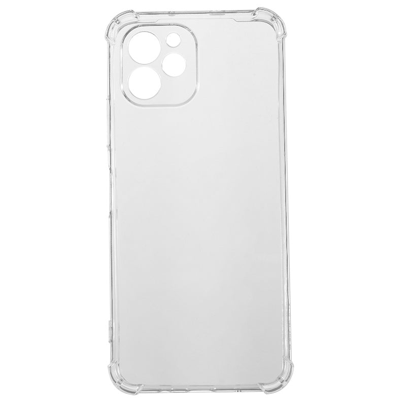 For Huawei nova Y61 4G Transparent Back Cover Reinforced Corner Shockproof TPU Phone Case