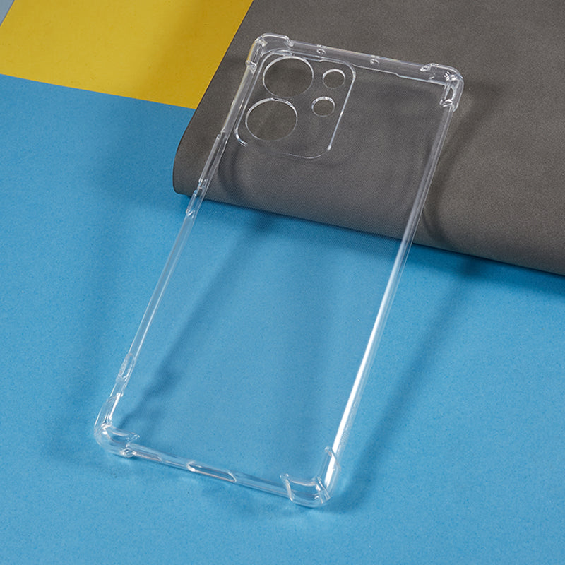 For Honor 80 SE 5G Flexible TPU Case Reinforced Corner Anti-drop Clear Phone Cover