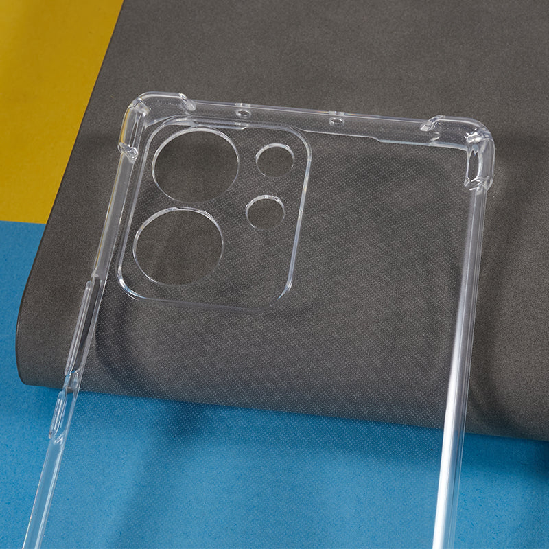 For Honor 80 SE 5G Flexible TPU Case Reinforced Corner Anti-drop Clear Phone Cover