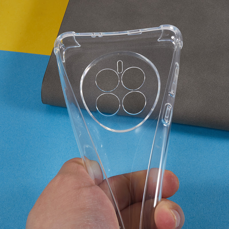 For Huawei Mate 50 4G Reinforced Corners Phone Case Soft TPU Clear Shockproof Cover