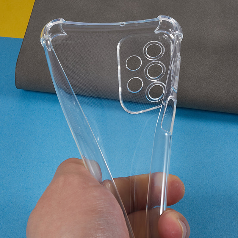 Phone Case for Samsung Galaxy A23 4G / A23 5G (Global Version) Reinforced Corners Anti-drop TPU Clear Cover