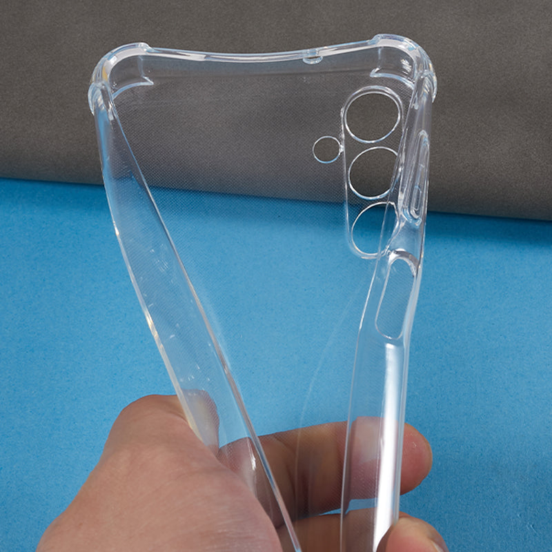For Samsung Galaxy A14 4G / 5G Transparent TPU Phone Case Anti-drop Corners Cell Phone Cover