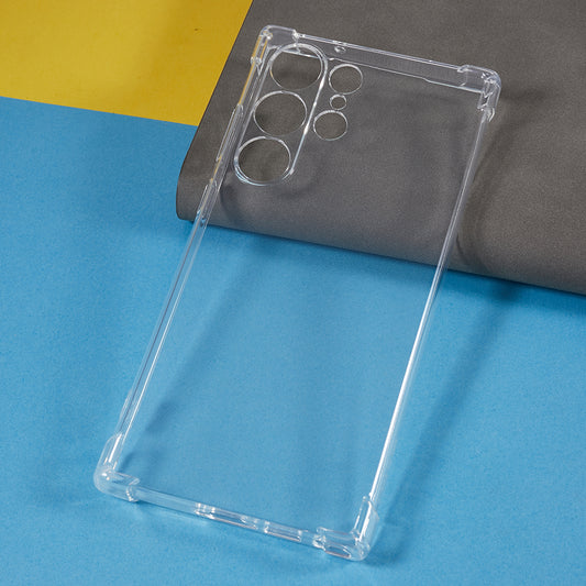 For Samsung Galaxy S23 Ultra TPU Phone Cover Drop-proof Reinforced Corner Clear Phone Case