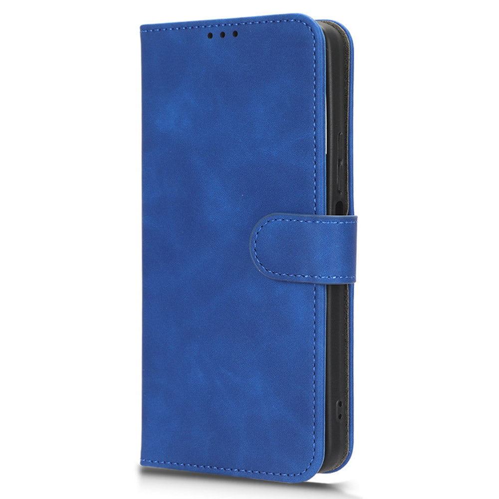 For Infinix Smart 7 HD 4G PU Leather Wallet Phone Cover Skin-touch Drop-proof Case with Stand