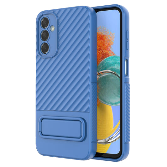 For Samsung Galaxy M14 5G Flexible TPU Phone Case Hidden Kickstand Phone Cover