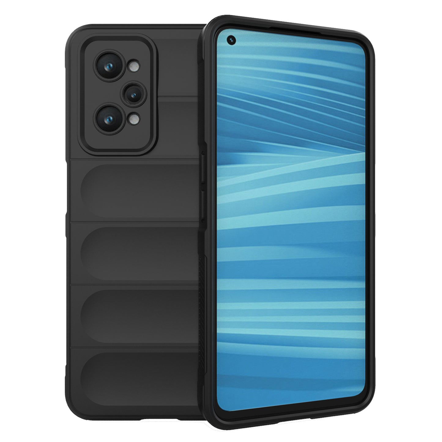 For Realme GT2 Soft TPU Rugged Phone Case Drop-Proof Protective Cover