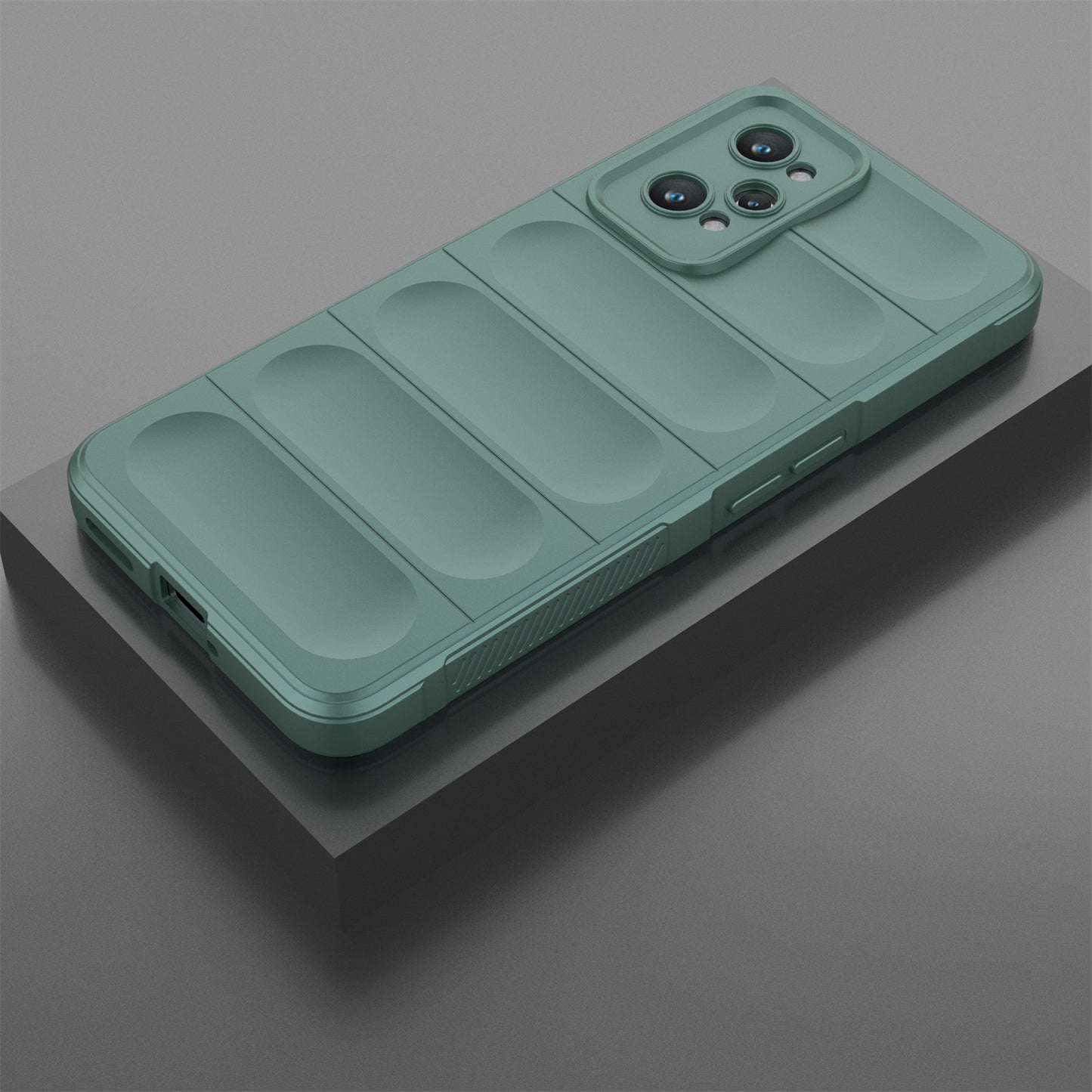 For Realme GT2 Soft TPU Rugged Phone Case Drop-Proof Protective Cover