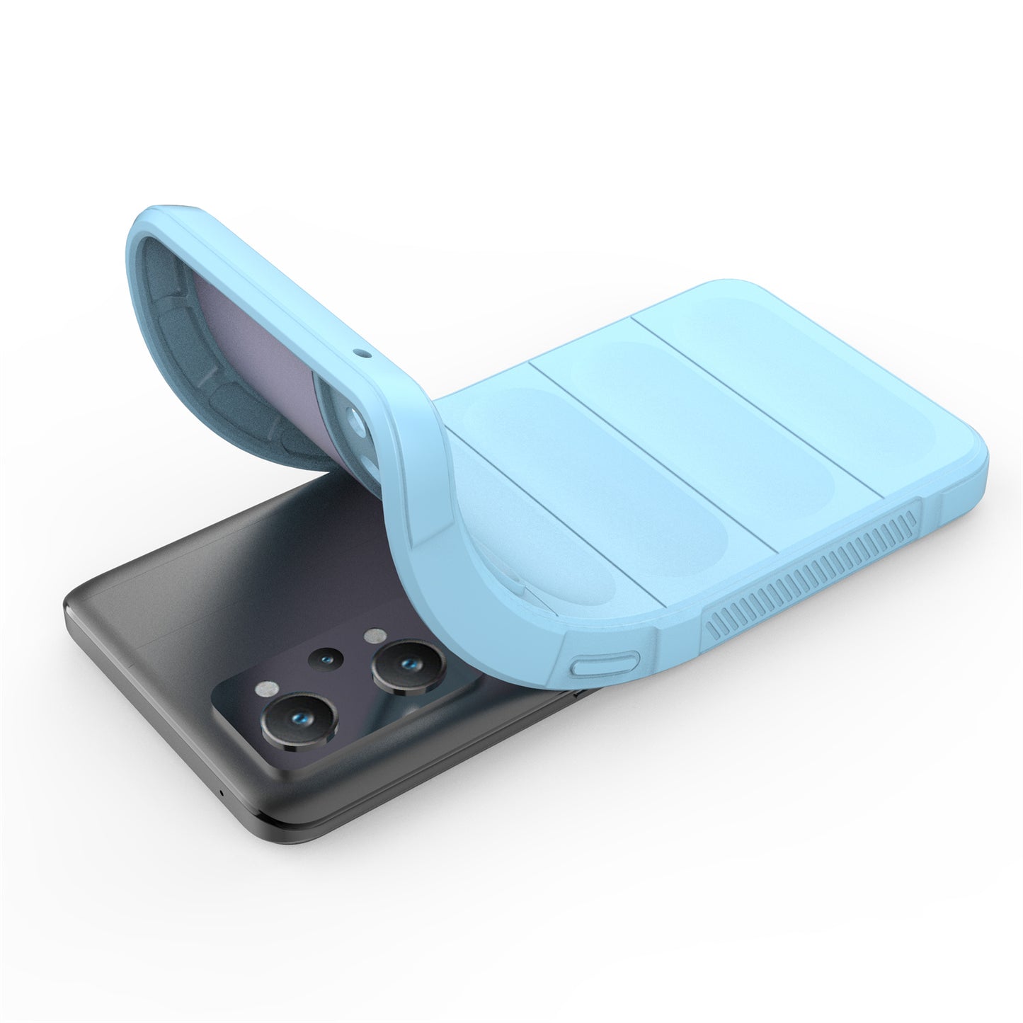 For Realme GT2 Soft TPU Rugged Phone Case Drop-Proof Protective Cover
