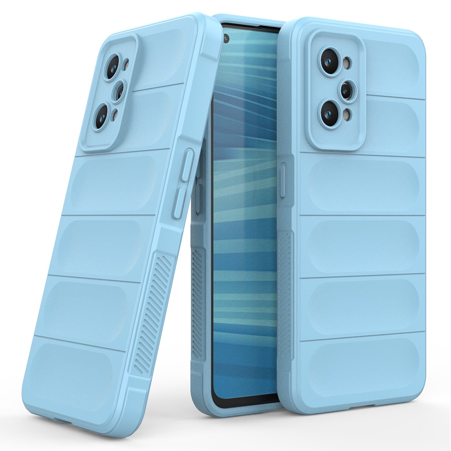 For Realme GT2 Soft TPU Rugged Phone Case Drop-Proof Protective Cover