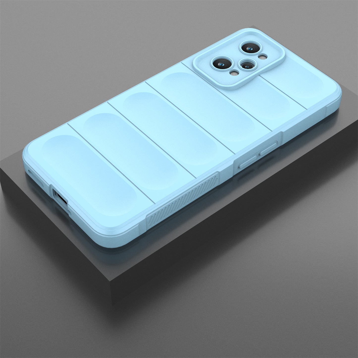 For Realme GT2 Soft TPU Rugged Phone Case Drop-Proof Protective Cover