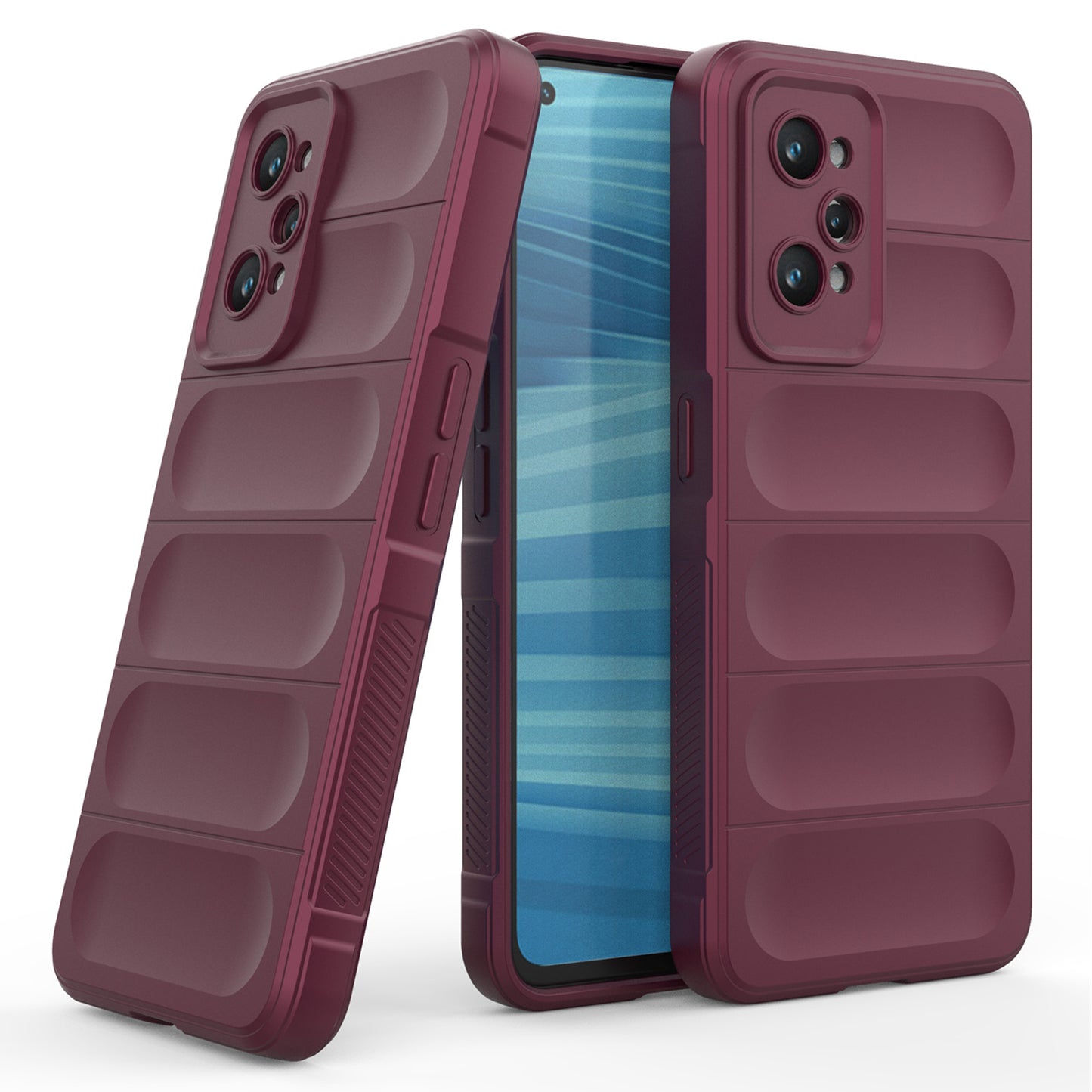 For Realme GT2 Soft TPU Rugged Phone Case Drop-Proof Protective Cover
