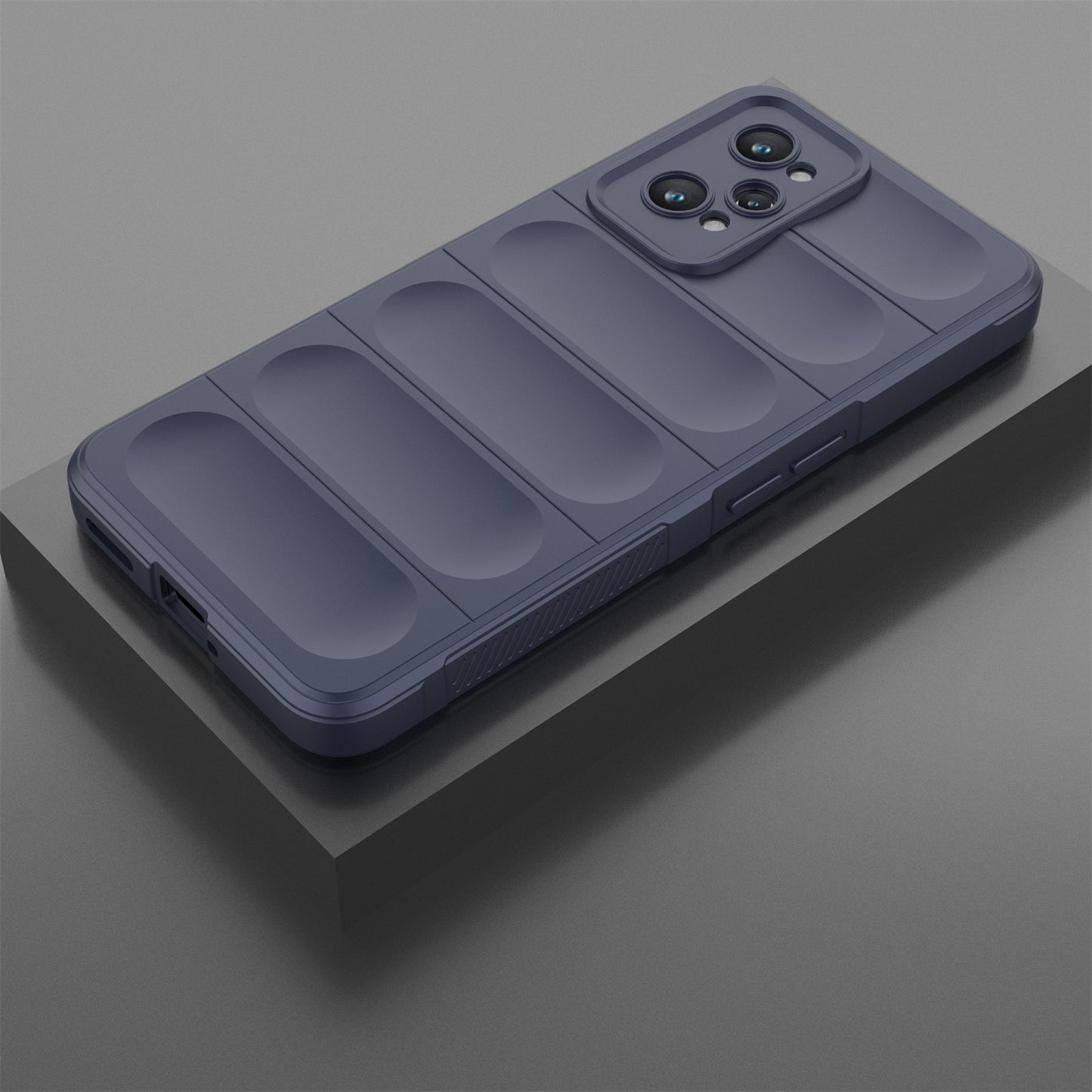 For Realme GT2 Soft TPU Rugged Phone Case Drop-Proof Protective Cover
