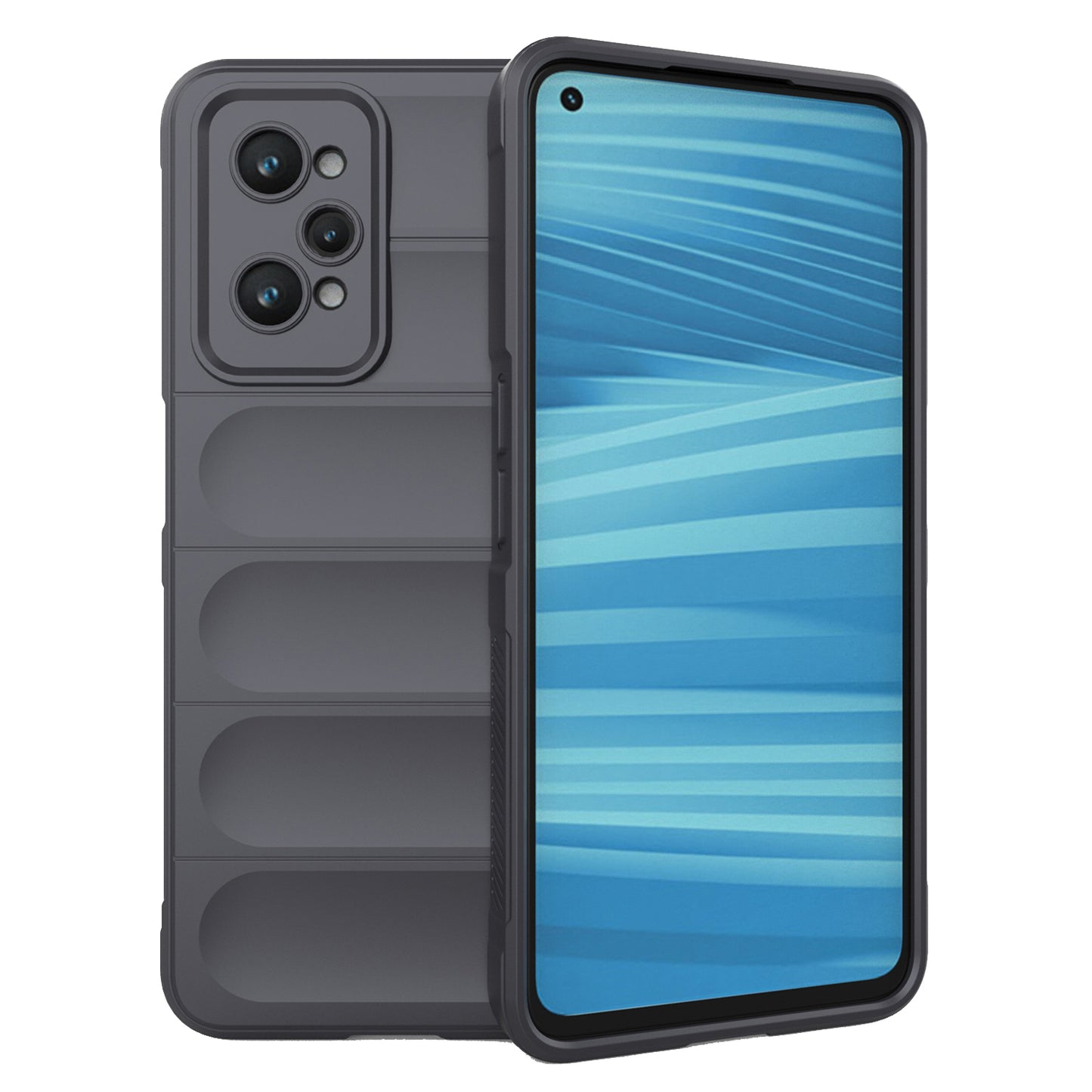 For Realme GT2 Soft TPU Rugged Phone Case Drop-Proof Protective Cover
