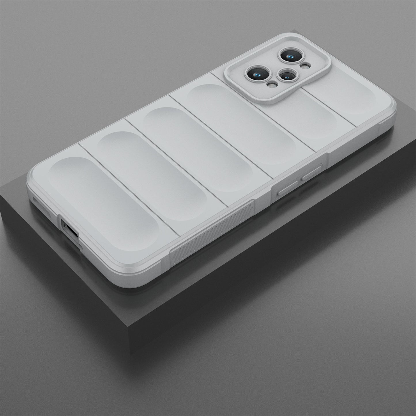 For Realme GT2 Soft TPU Rugged Phone Case Drop-Proof Protective Cover