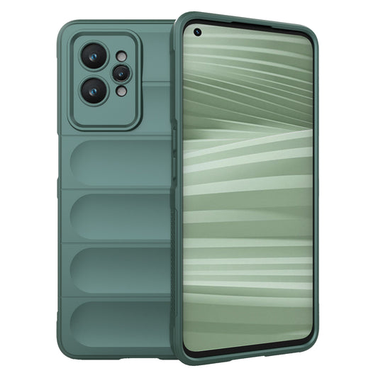 For Realme GT2 Pro Rugged Back Phone Case Shock-Absorption Flexible TPU Cover