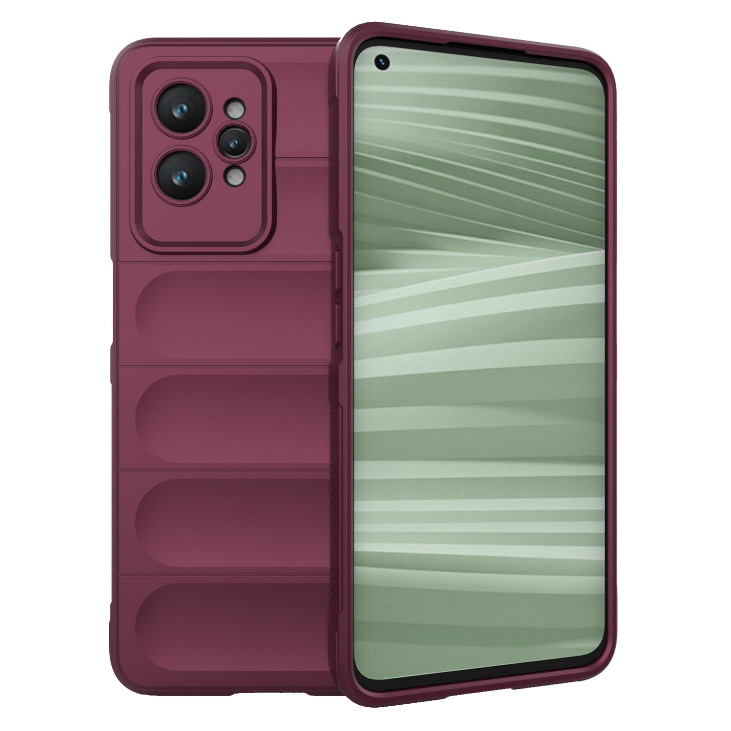 For Realme GT2 Pro Rugged Back Phone Case Shock-Absorption Flexible TPU Cover