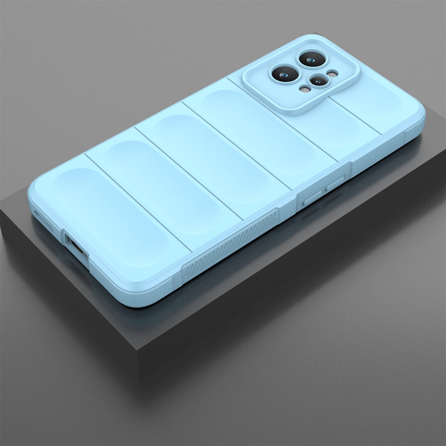 For Realme GT2 Pro Rugged Back Phone Case Shock-Absorption Flexible TPU Cover