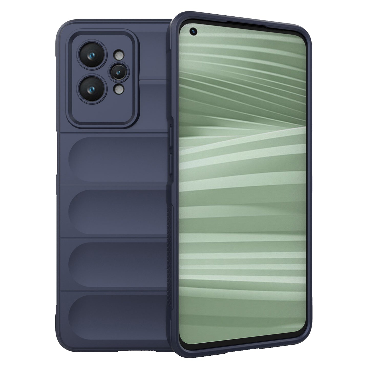 For Realme GT2 Pro Rugged Back Phone Case Shock-Absorption Flexible TPU Cover