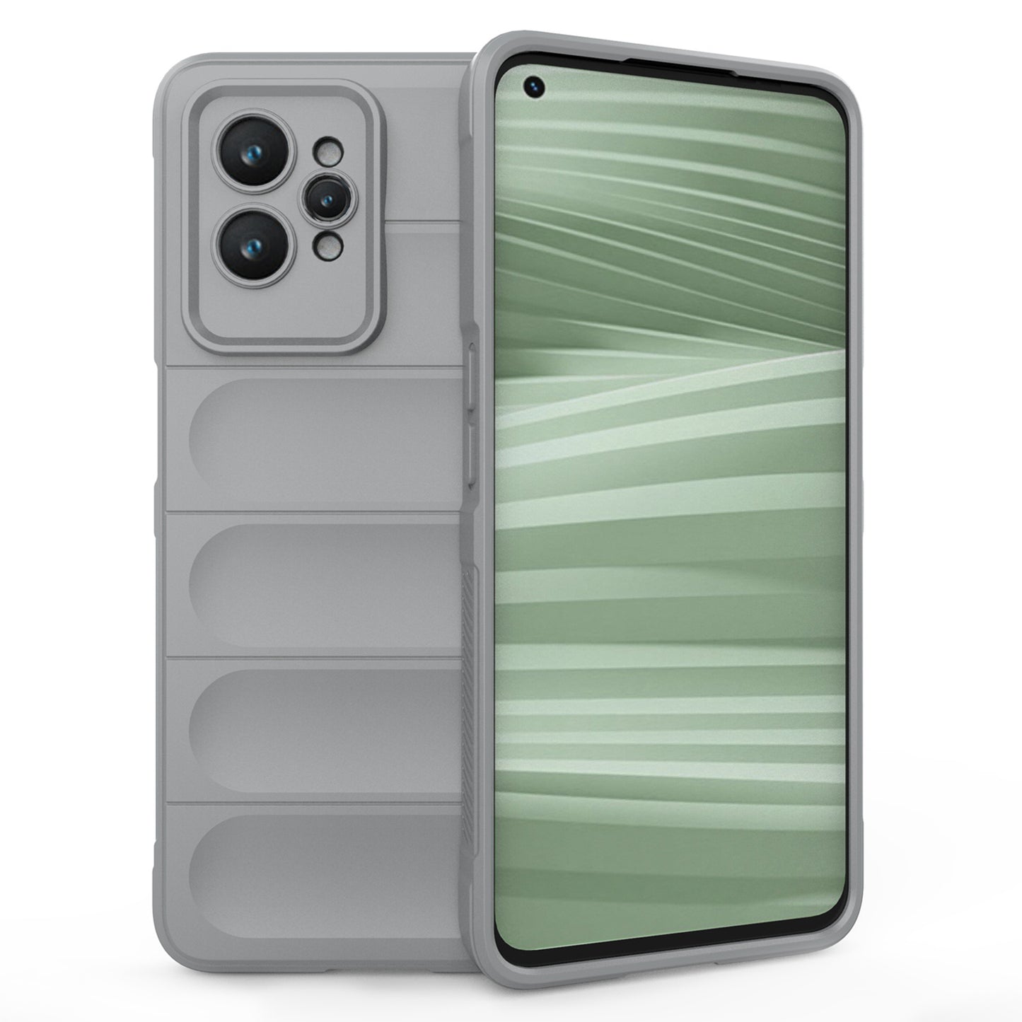 For Realme GT2 Pro Rugged Back Phone Case Shock-Absorption Flexible TPU Cover
