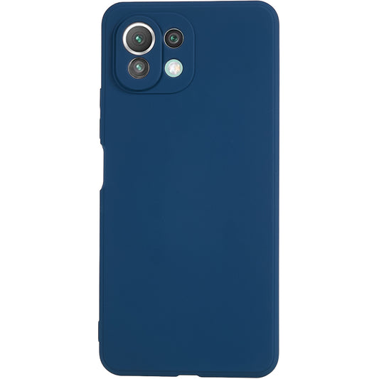 For Xiaomi 11 Lite 5G NE / Mi 11 Lite 5G / 4G Phone Case Soft Fiber Lining Rubberized TPU Cell Phone Cover