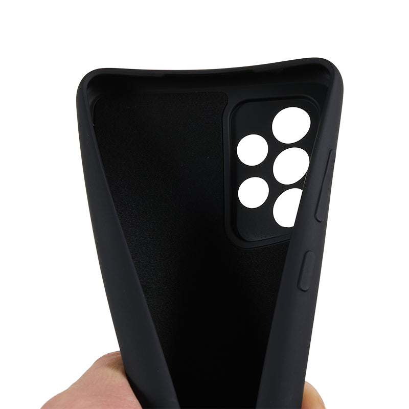 TPU Phone Case for Samsung Galaxy A32 4G (EU Version) Soft Fiber Lining Rubberized Phone Cover