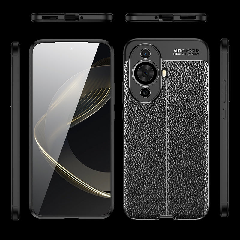 For Huawei nova 11 Phone Case Litchi Texture TPU Phone Case Shockproof Cover