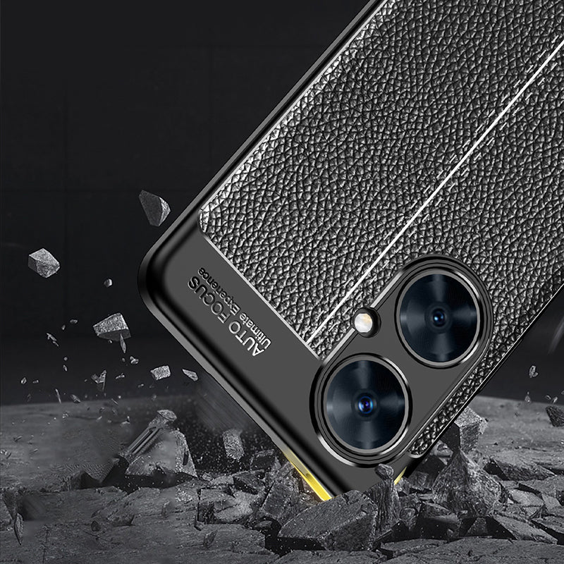 For Huawei Maimang 20 Anti-Scratch Phone Cover Phone Shell Litchi Texture TPU Phone Case