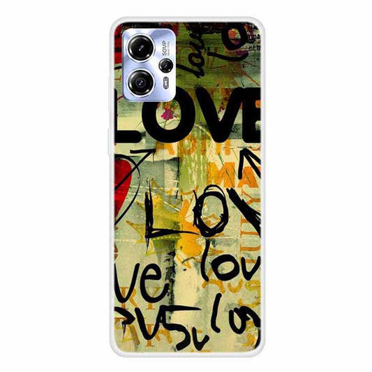 For Motorola Moto G13 4G Pattern Printing Phone Cover Soft TPU Anti-scratch Case