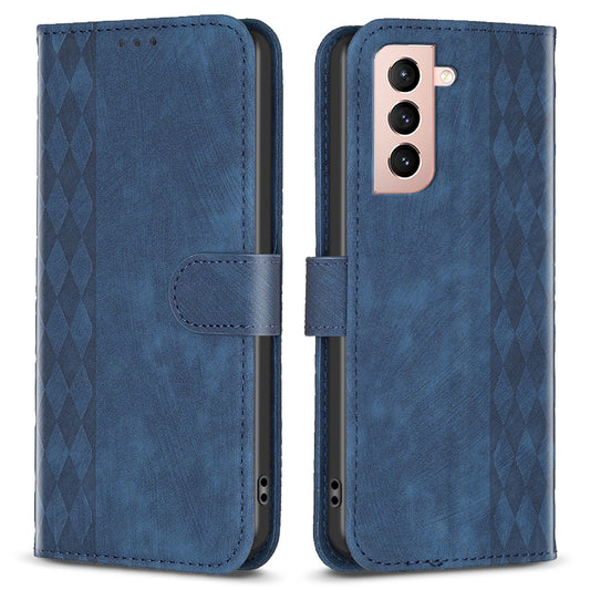 For Samsung Galaxy S21 4G / 5G Leather Cover, Imprinted Pattern Flip Phone Case with Stand Wallet