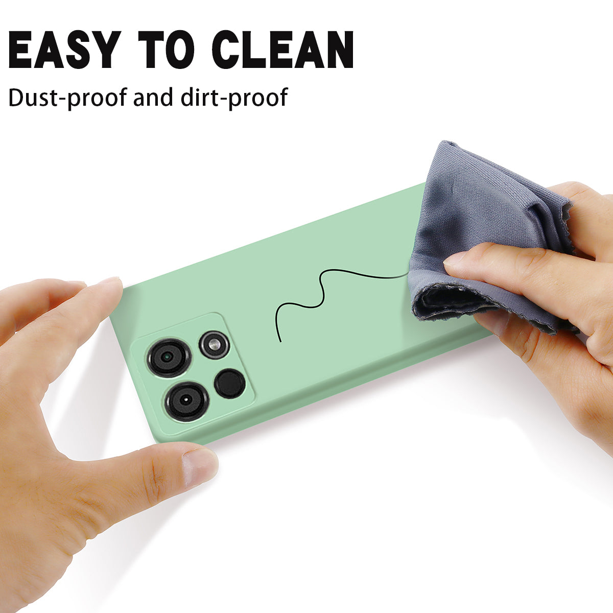 For Itel A60 Liquid Silicone Phone Case Soft Lining Protective Back Cover