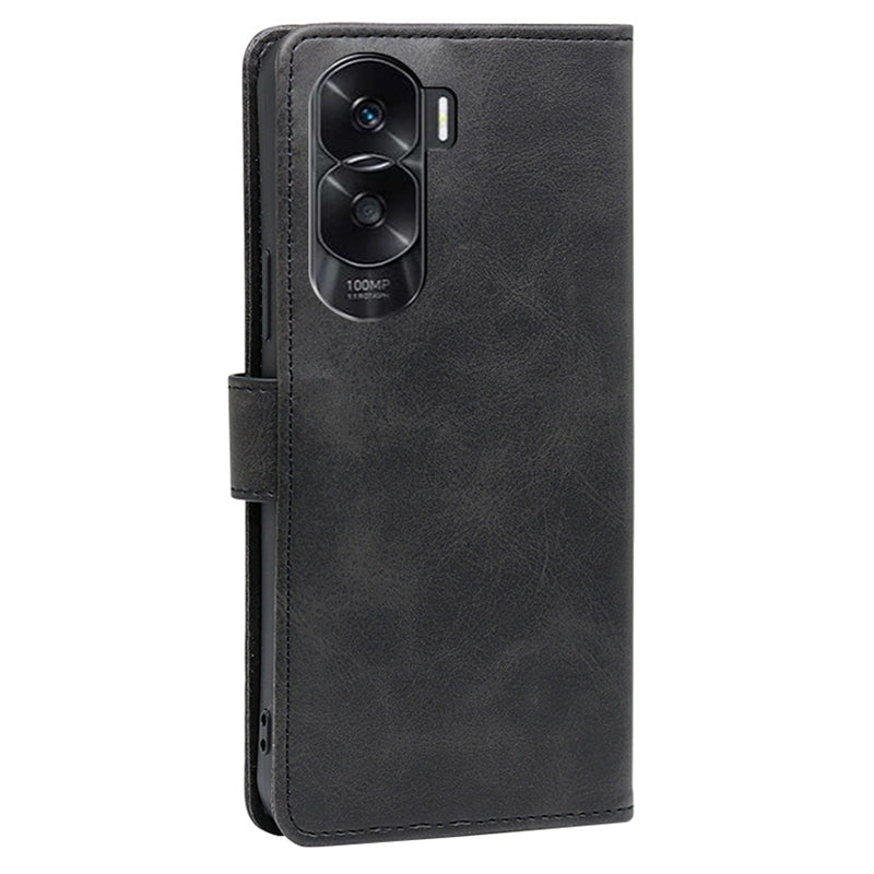 For Honor X50i 5G / 90 Lite 5G Wallet Leather Phone Cover Stand Magnetic Calf Texture Case