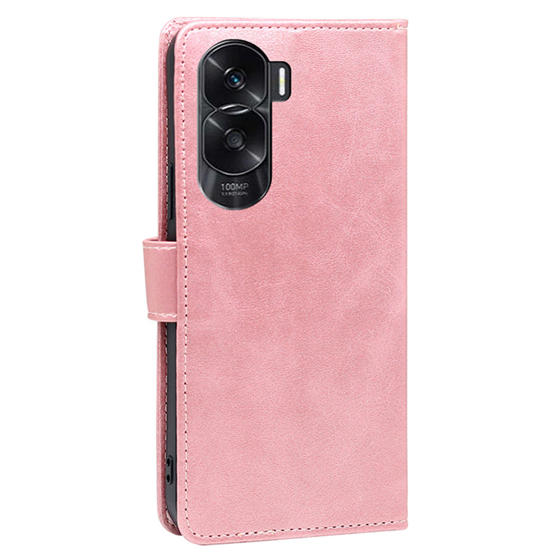 For Honor X50i 5G / 90 Lite 5G Wallet Leather Phone Cover Stand Magnetic Calf Texture Case
