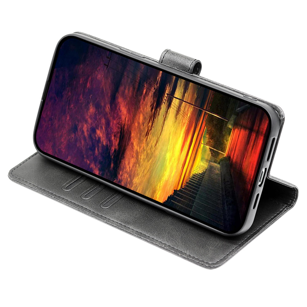 For Huawei nova 11 PU Leather Phone Case Flip Folio Wallet Stand Calf Texture Cover