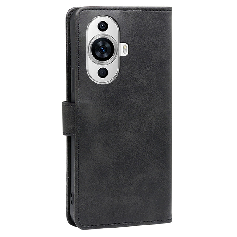 For Huawei nova 11 PU Leather Phone Case Flip Folio Wallet Stand Calf Texture Cover