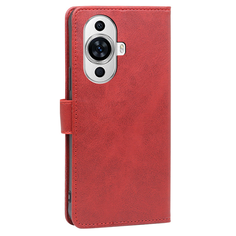 For Huawei nova 11 PU Leather Phone Case Flip Folio Wallet Stand Calf Texture Cover