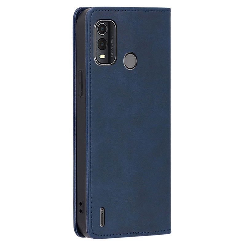 For Nokia G11 Plus 4G Leather Phone Case Calf Texture Phone Cover with Stand Wallet