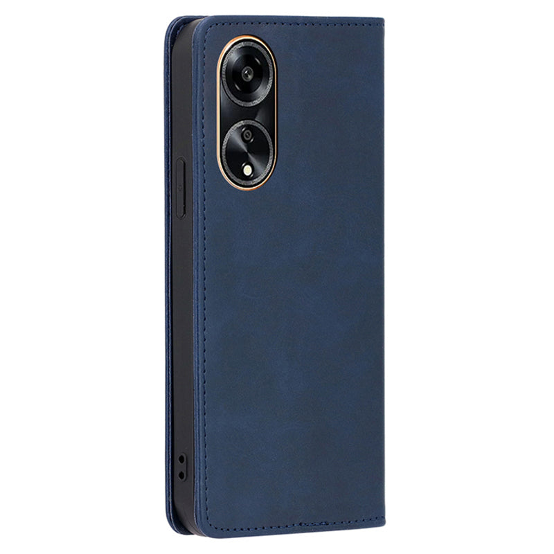 Calf Texture Stand Wallet Phone Cover for Oppo A1 5G / A98 5G / F23 5G , PU Leather + TPU Phone Case