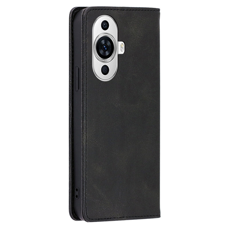For Huawei nova 11 PU Leather Calf Texture Phone Case Stand Wallet Anti-drop Phone Cover