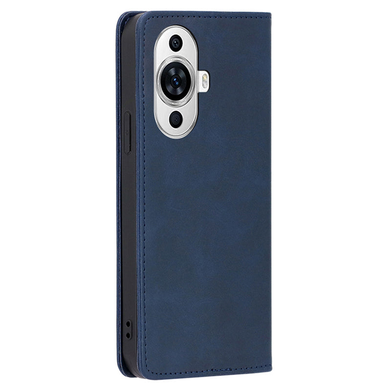 For Huawei nova 11 PU Leather Calf Texture Phone Case Stand Wallet Anti-drop Phone Cover