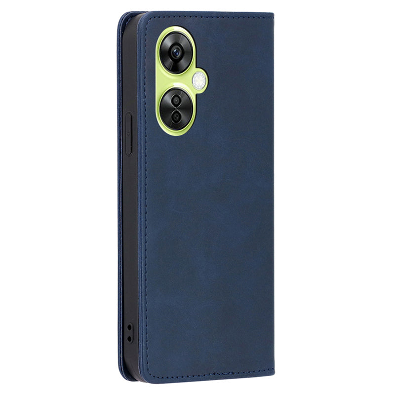 For OnePlus Nord CE 3 Lite 5G / Nord N30 5G PU Leather Stand Phone Cover Calf Texture Wallet Case