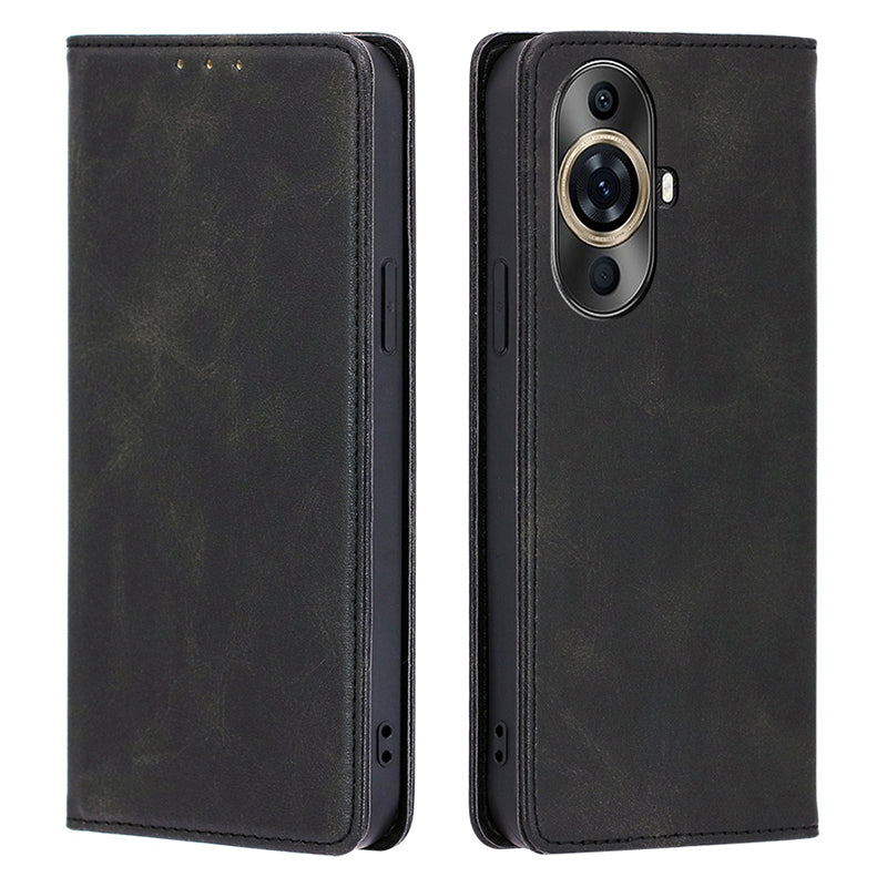 For Huawei nova 11 Pro / nova 11 Ultra Phone Wallet Case PU Leather Calf Texture Phone Stand Cover