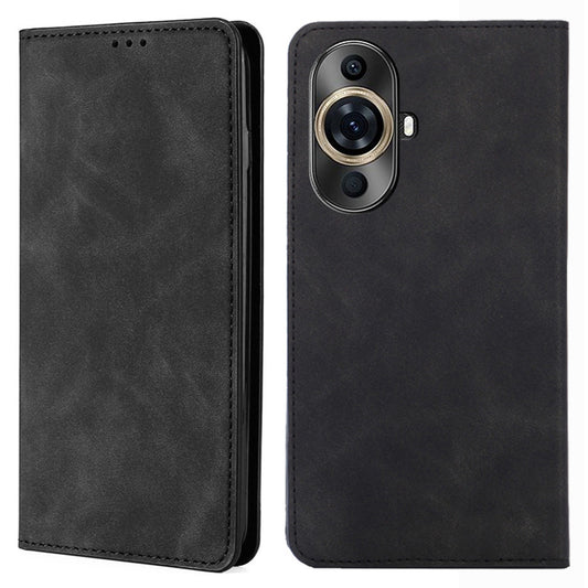 For Huawei nova 11 Pro / nova 11 Ultra Anti-Scratch PU Leather Phone Cover Skin-touch Feeling Card Holder Magnetic Case
