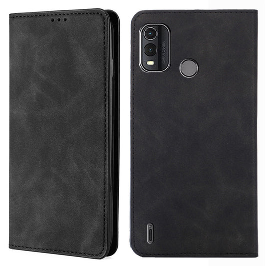 For Nokia G11 Plus 4G PU Leather Card Holder Phone Cover Flip Skin-touch Feeling Phone Case