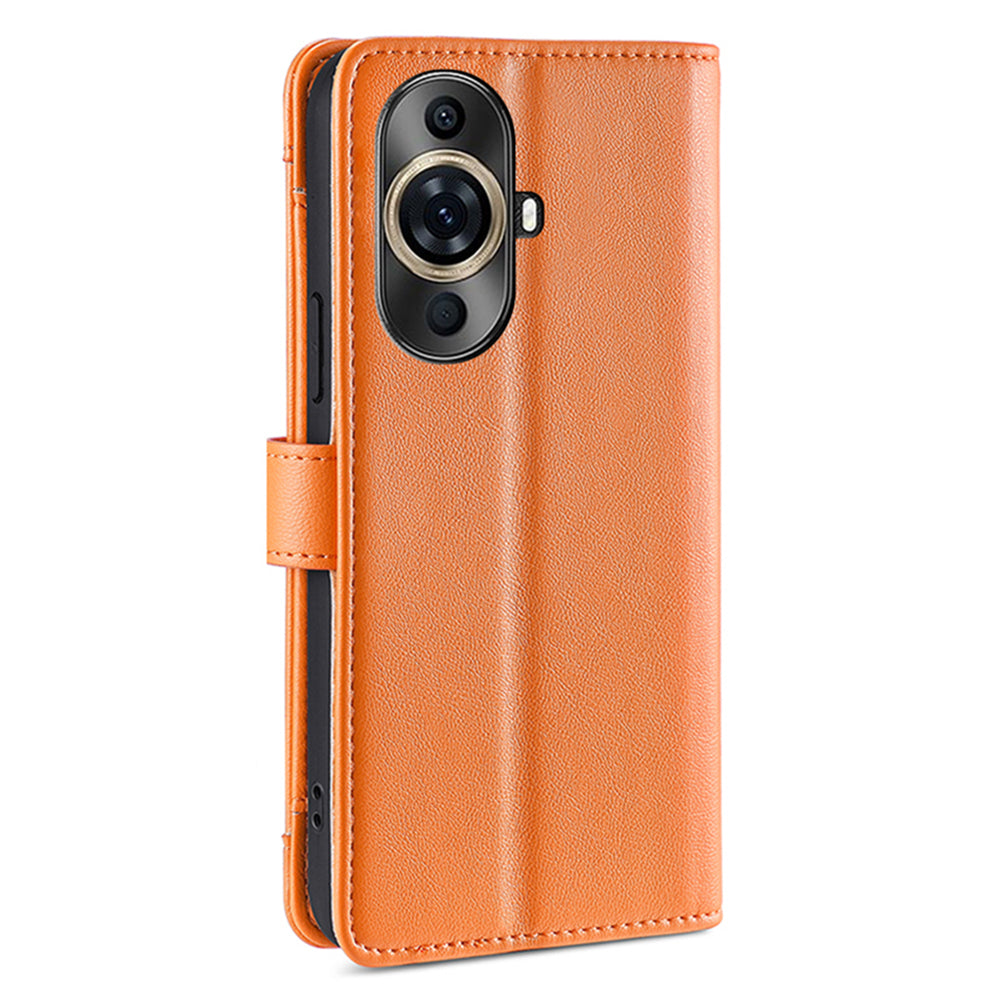 For Huawei nova 11 Pro / 11 Ultra PU Leather+TPU Phone Cover Stand Wallet Case with Zipper Pocket
