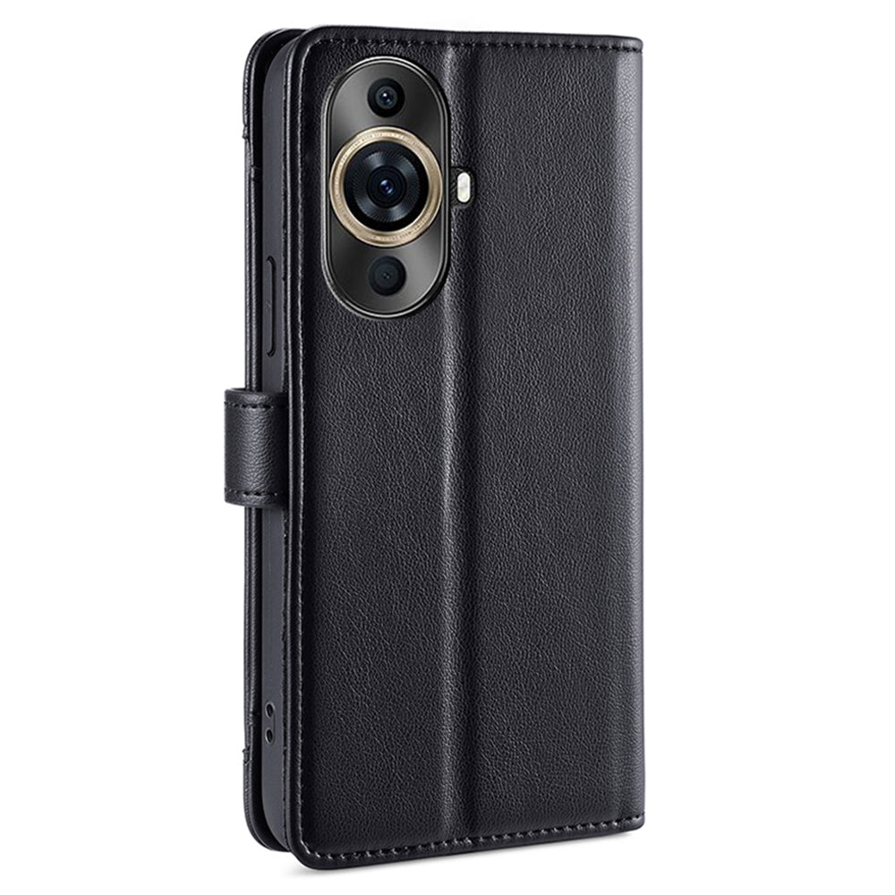 For Huawei nova 11 Pro / 11 Ultra PU Leather+TPU Phone Cover Stand Wallet Case with Zipper Pocket