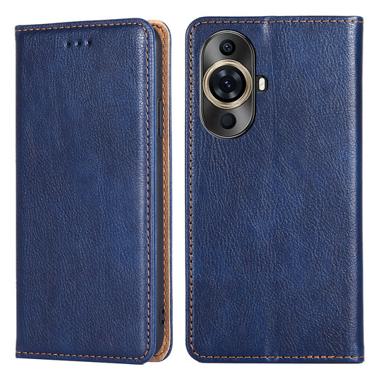 For Huawei nova 11 Pro / nova 11 Ultra Solid Color Wallet Case Stand Magnetic Closure Leather Phone Cover