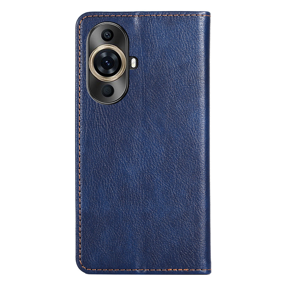 For Huawei nova 11 Pro / nova 11 Ultra Solid Color Wallet Case Stand Magnetic Closure Leather Phone Cover
