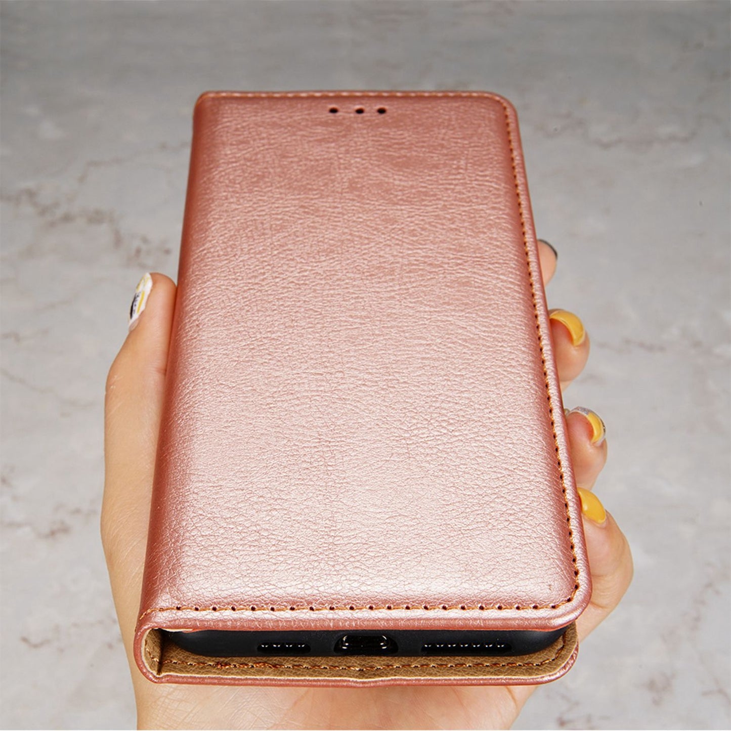 For Huawei nova 11 Pro / nova 11 Ultra Solid Color Wallet Case Stand Magnetic Closure Leather Phone Cover
