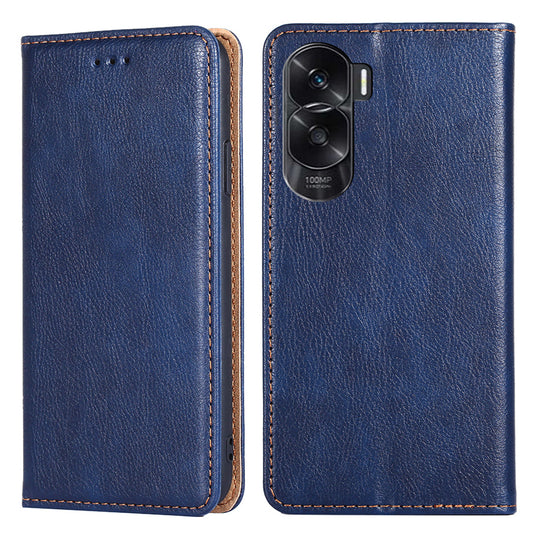 For Honor X50i 5G / 90 Lite 5G Leather Wallet Case Stand Magnetic Closure Solid Color Phone Cover